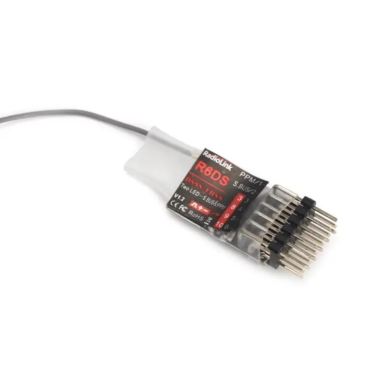 Передатчик Radiolink R6DS 2 4G 6CH PPM PWM SBUS DSSS/приемник FHSS совместимый AT9 AT9S AT10 AT10II