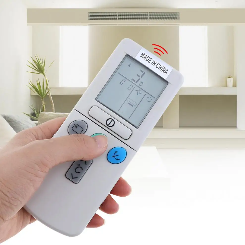 Воздушный кондиционер удаленный Управление Поддержка 2 батареи AAA подходит для