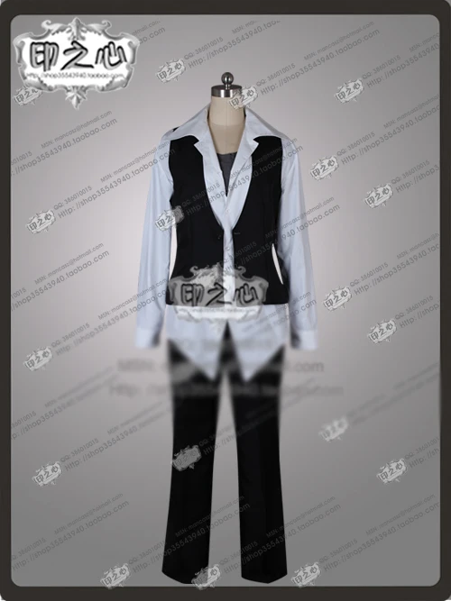 Diabolik Lovers More костюм для косплея крови руки муками топ + рубашка жилет пальто брюки