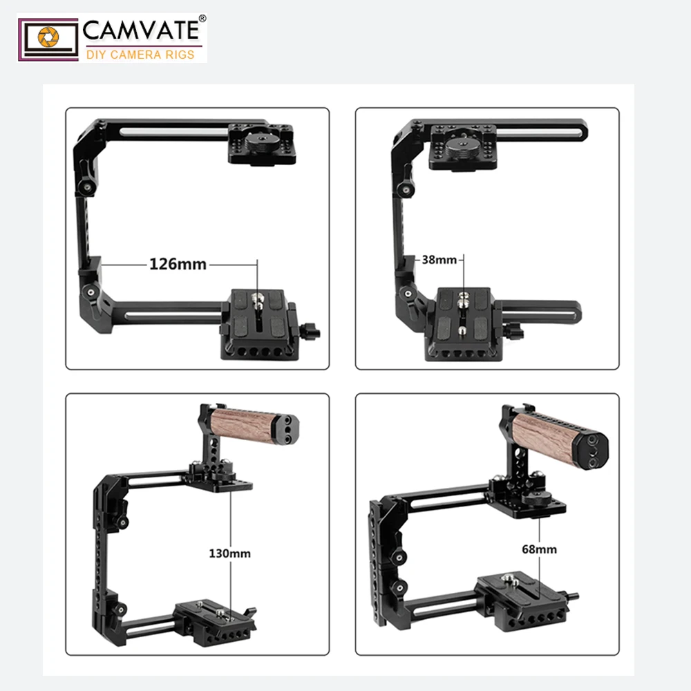 CAMVATE выдвижной штатив для камеры с быстроразъемной базовой пластиной Manfrotto и