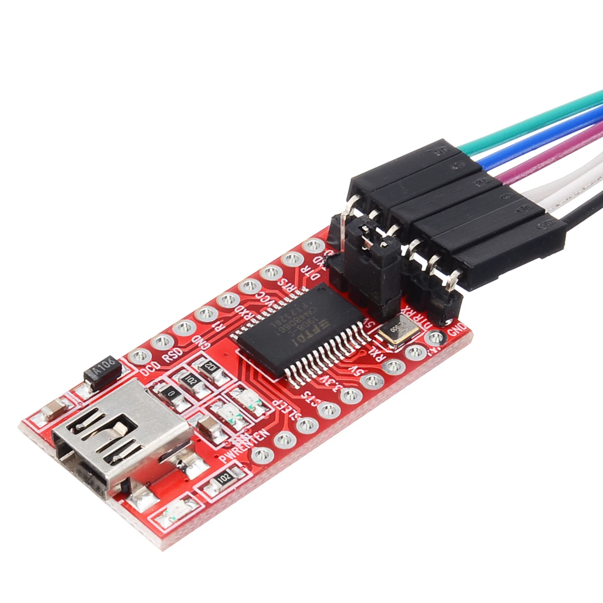FTDI FT232RL основных USB 3,3 V 5V постоянного тока до ttl Серийный UART интерфейс конвертер адаптер Модуль с кабелями