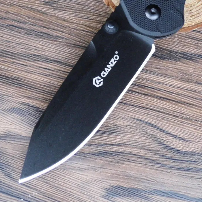 58-60HRC Ganzo G7453P 440C G10 ручка со свистком складной нож выживания походный инструмент карманный нож тактический edc Открытый инструмент