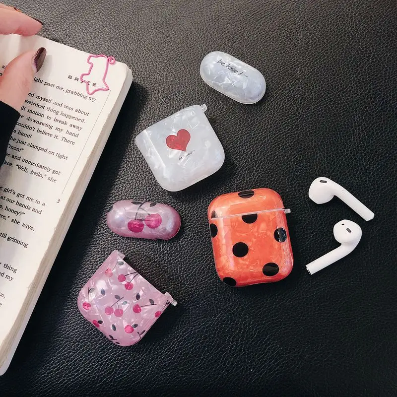 Чехол для Airpods 2 Чехол для Apple аниме мультяшный чехол для Airpod 1 пластиковый чехол Защита Bluetooth Беспроводная зарядка Coque