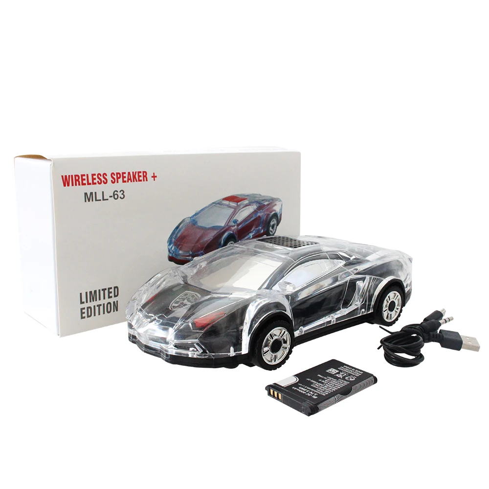 Mini wireless bluetooth speaker usb music for computer phone support fm radio TF card USB line-in movable Porsche shape | Электроника