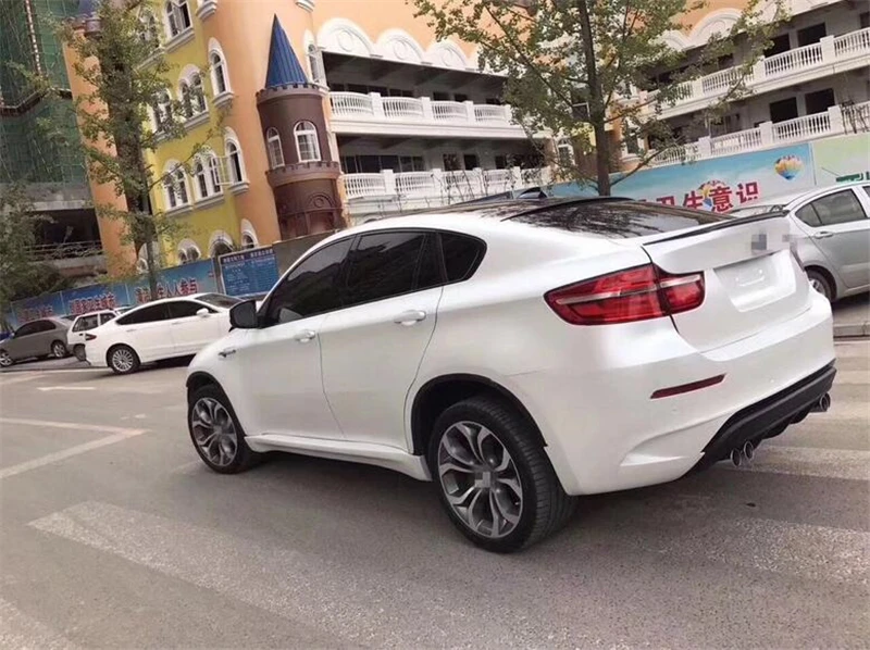 Спойлер из углеродного волокна для BMW X6 E71 2008 2014 Высокое качество Спойлеры Авто