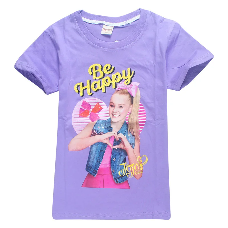 Лидер продаж JoJo siwa Моана тролли футболка из 100% хлопка с короткими рукавами для
