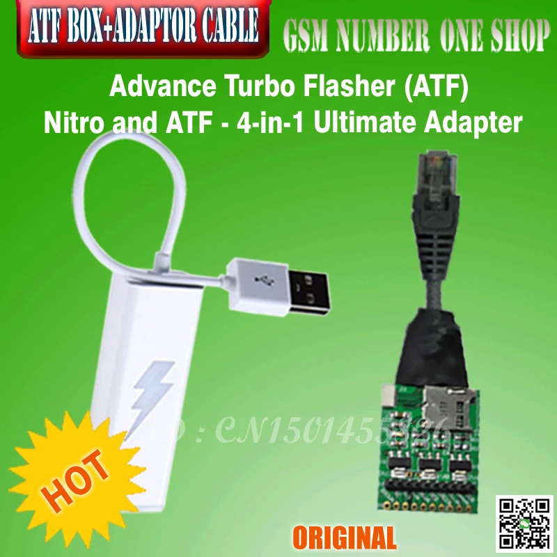 ATF Nitro box с активацией сети С Sl3 активация для Nokia + atf 4 в 1 адаптер Бесплатная