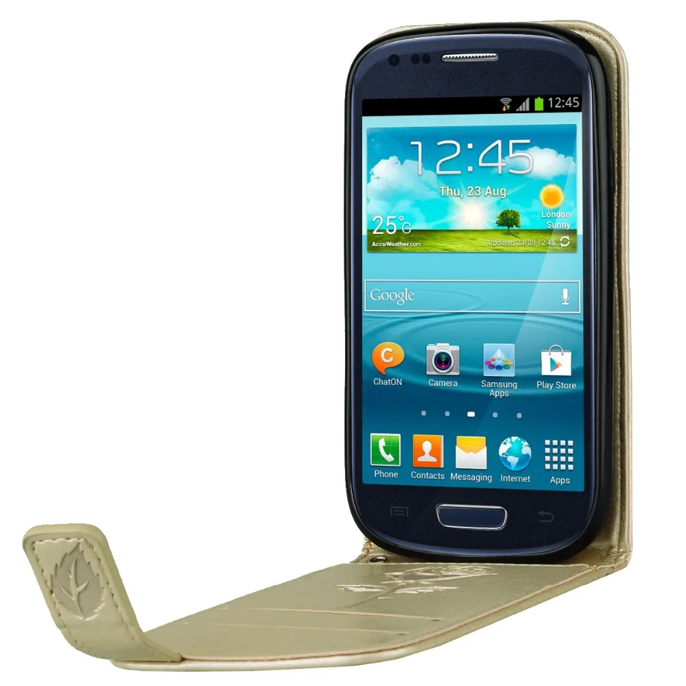 Ouzifish для Samsung S3 мини крышка бумажник PU кожа силиконовый чехол телефона Galaxy I8190 8190