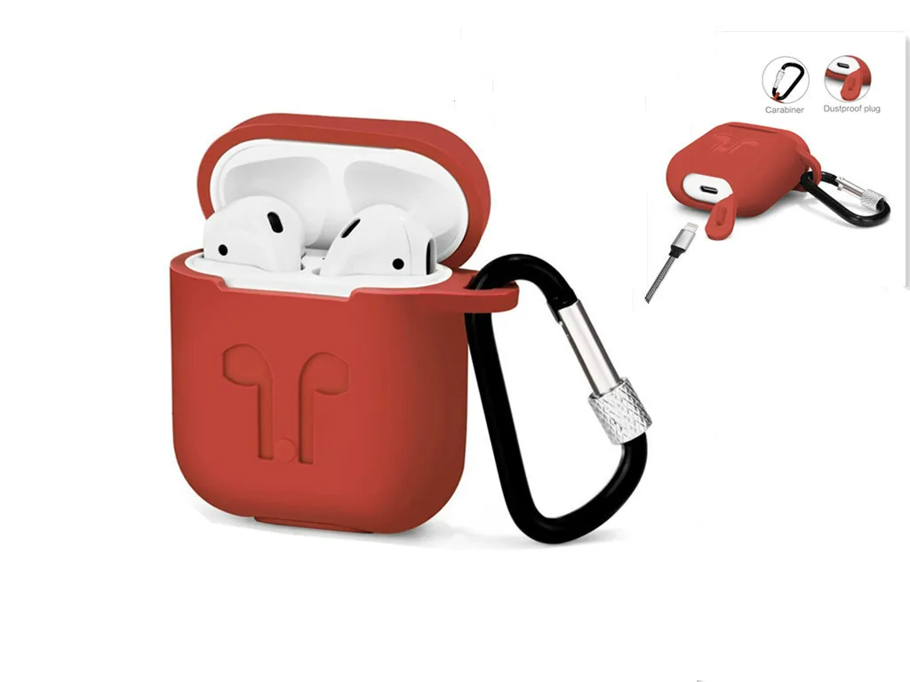 Airpods наушники силиконовый чехол Беспроводная Bluetooth гарнитура защитный с