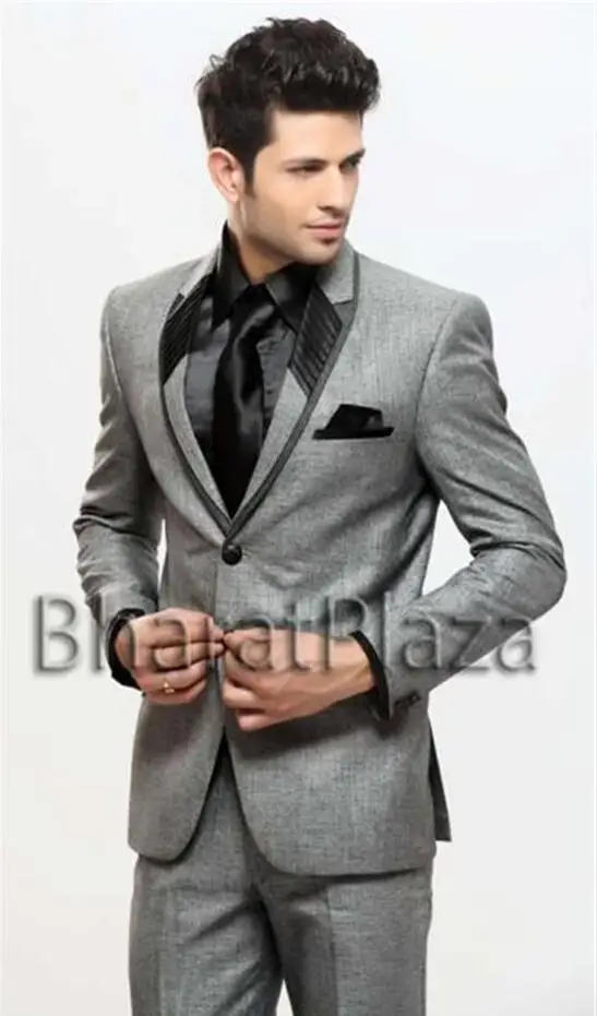 Latest Coat Pant Designs Grey Custom Groom Tuxedo Beach Fashion Wedding Men Suits Blazer Slim Fit 2 Pieces Terno Jacket+Pants FY | Мужская