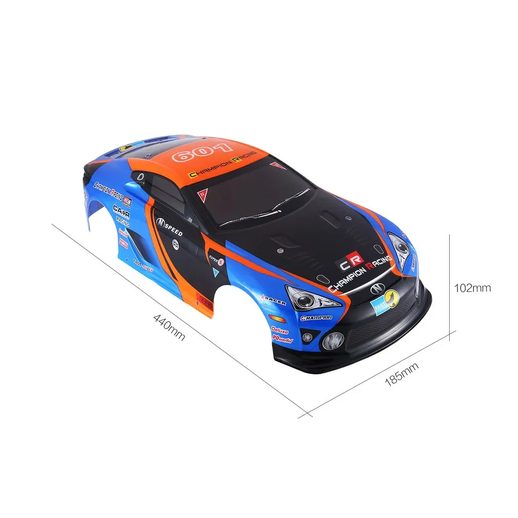 1/10 RC Car Shell Body for 1:10 RC Racing Car Car Flat Sports Drift Vehicle RTR Toys Parts Multicolor RC Car Model Toys Parts