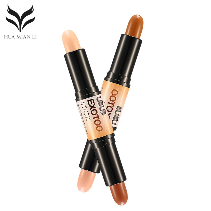 Контурная хайлайтер бронзовая двойная головка натуральные стереоскопические