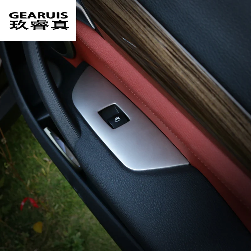 Стайлинг автомобиля подъемник окон рамка управления переключатель Декор
