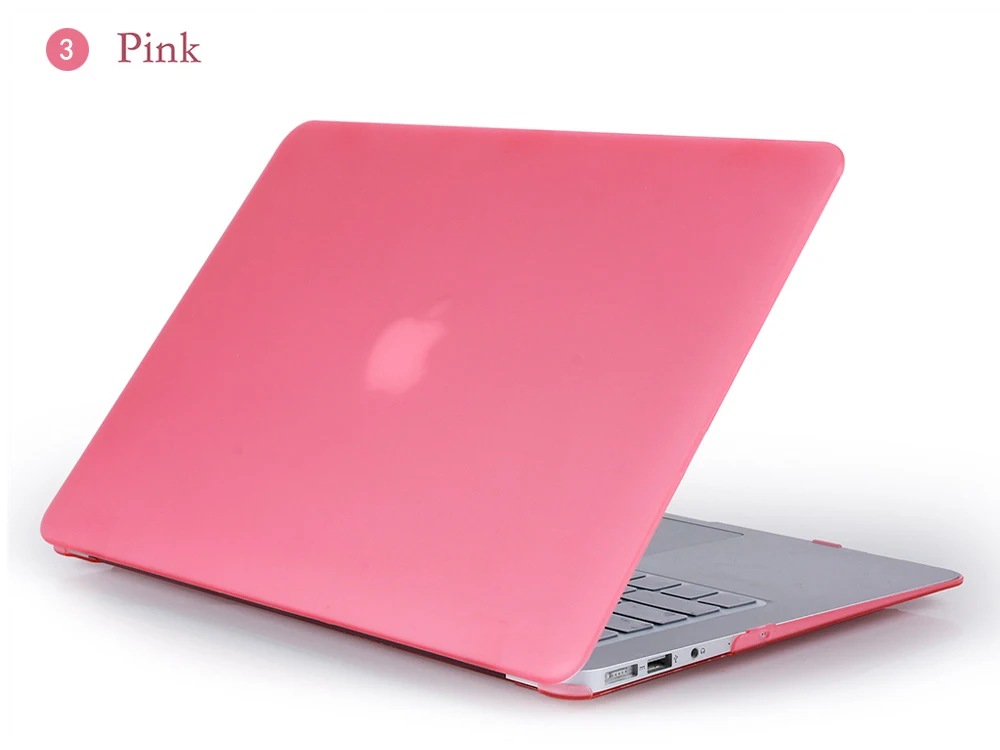 Матовый Жесткий чехол JUNWER для Macbook Air Pro Retina 11 12 13 3 15 4 дюймов Сумка ноутбука Mac book с