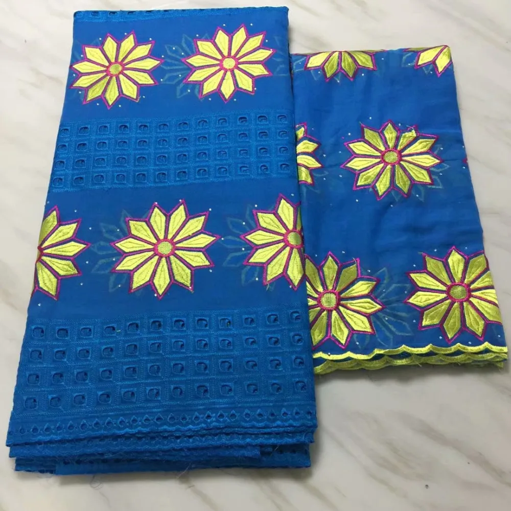 

(5+2 yards/set) High Quality Swiss Lace Fabric With Stones 2019 Latest Embroidery Fabric Design Swiss Voile Lace in Switzerland