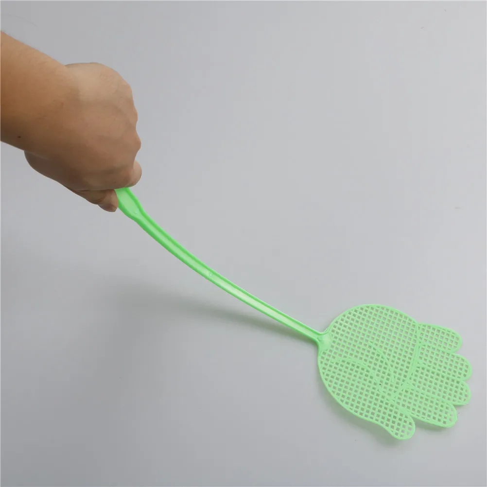1PCS Plastic Pest Control Mosquito Bug Hand Pattern Fly Swatter Flyswatter Killer Tools Reject Insect Swatters | Дом и сад