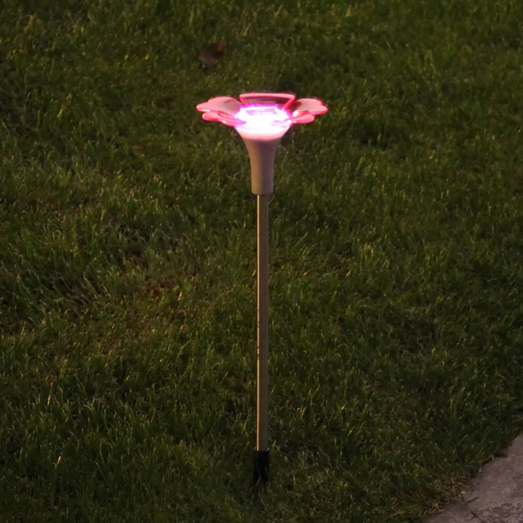 Солнечная энергия LED свет открытый сад Газон лампа Декор водонепроницаемый