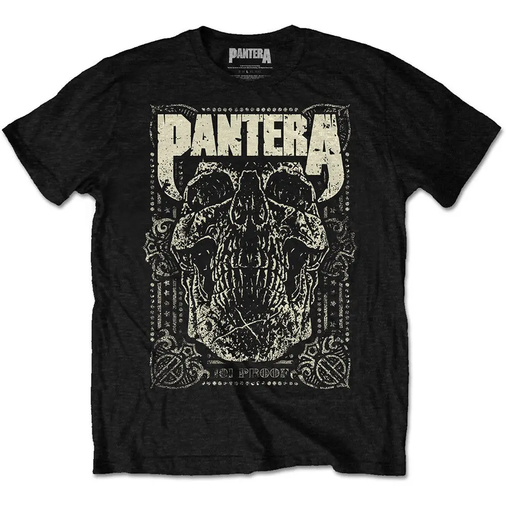 

Pantera '101 Proof Skull' T-shirt - Neuf et officiel Man Fashion Round Collar T Shirt top tee Comfortable top tee
