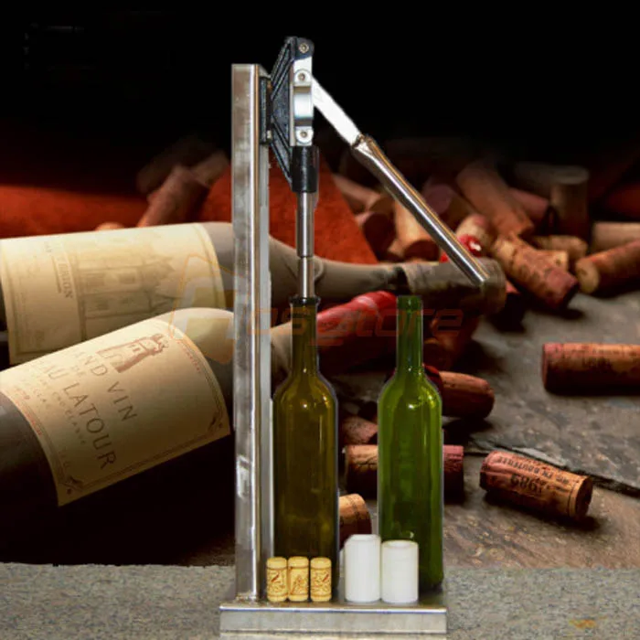 Ручной Пресс Нержавеющая сталь Корк Corker ручной вина пробка для бутылок
