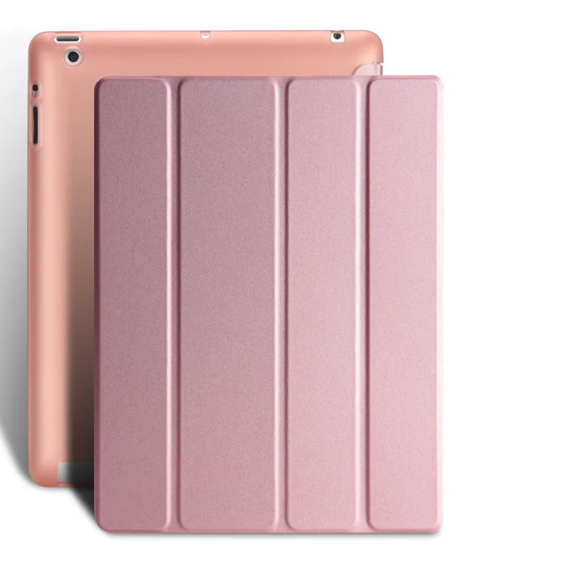 Для ipad 2 3 4 Чехол Ультра тонкий из искусственной кожи+ мягкая задняя смарт-крышка Подставка Авто Режим сна/Пробуждение для Apple ipad 4 ipad Coque чехол для планшета