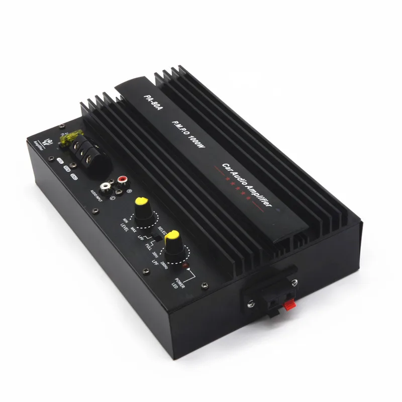 PA 80A 12V 1000W высокомощный автомобильный стерео сабвуфер усилитель платы с
