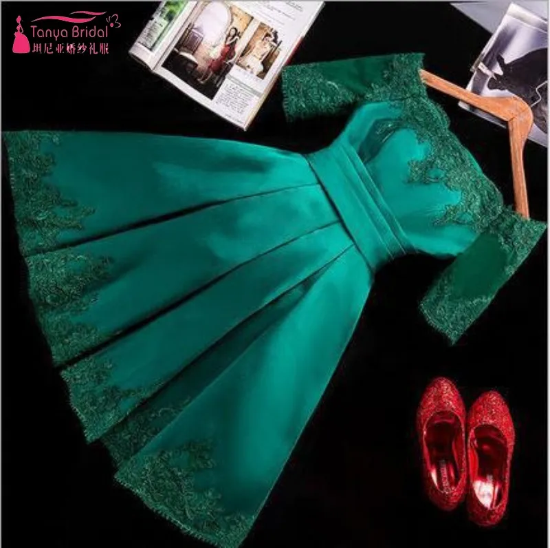 Короткие платья с коротким рукавом и круглым вырезом|maid of honor gown|maid honorshort bridesmaid dress