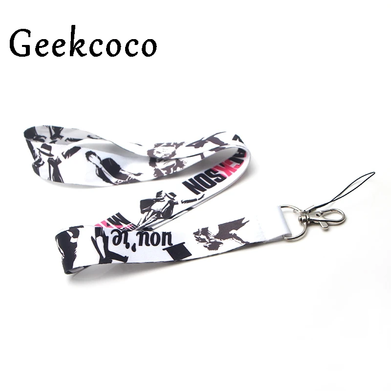 

Famous singer Multi-function Mobile Phone Straps Tags Neck Lanyards for keys ID Lanyard Badge Neck Straps webbing J0208