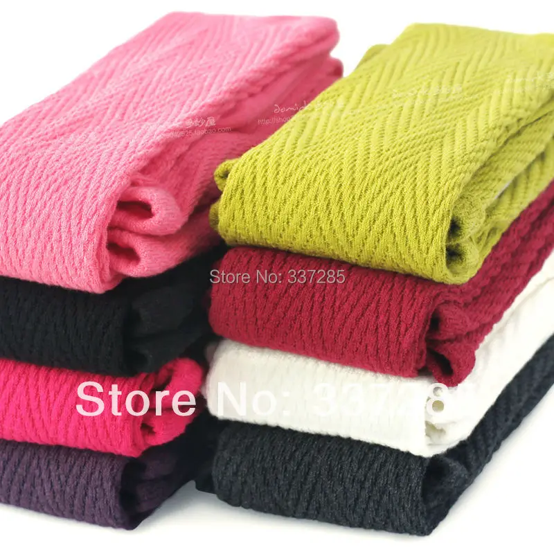 Колготки для детей милые колготки девочек разноцветные теплые осенние детские