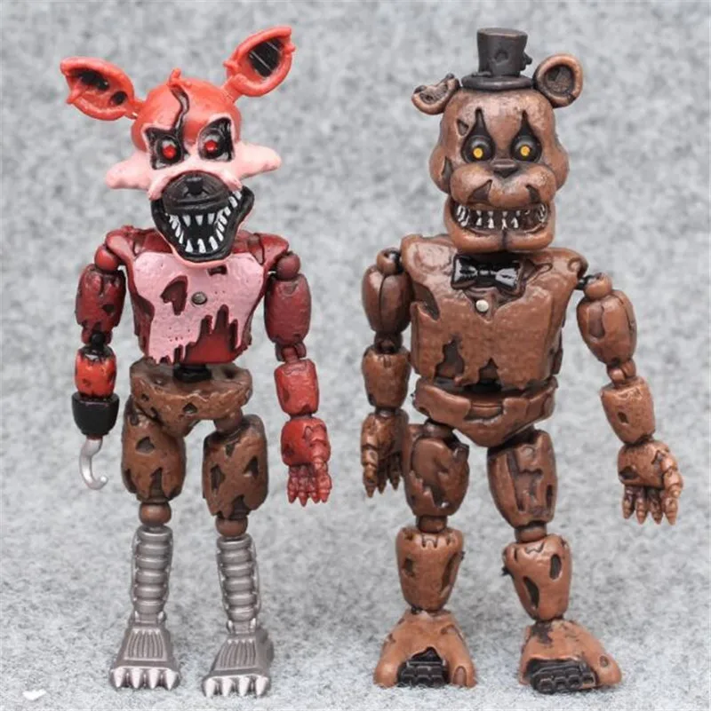 1 шт./компл. в пять ночей Фредди ПВХ фигурку 17 см Бонни Foxy игрушки 5 Fazbear медведь