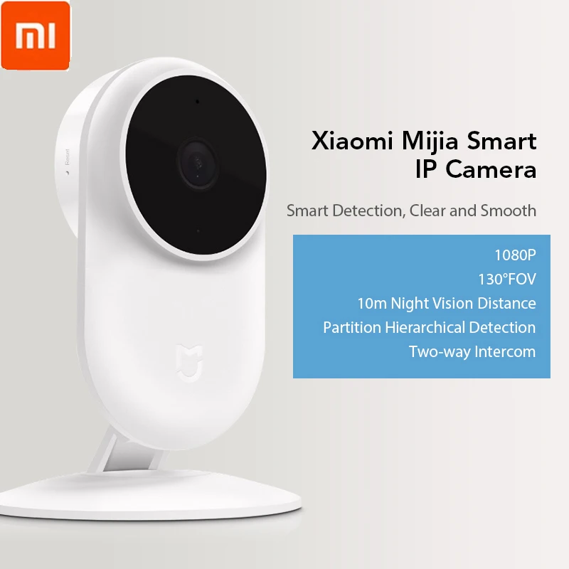 Xiaomi Mijia 1080P smart IP камера 130 градусов угол обзора ночного видения 2 4 ГГц