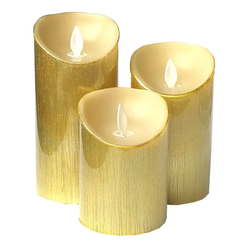 Беспламенные светодиодные свечи работающие от батарейки Электрический воск