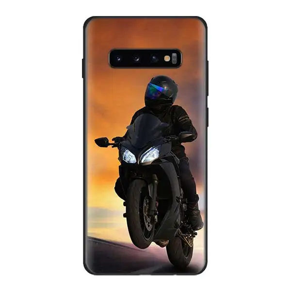 01 Moto Cross moto rcycle спортивный черный силиконовый чехол s для samsung Galaxy S10 Plus S10e S8 S9 Plus A30 A50 M20 M30 мягкий чехол - Цвет: 01