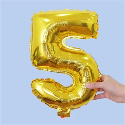 Gold 1 шт 1" /32" фигурки фольга золото и серебро Количество шар поплавок надувные шары для свадьбы День рождения украшения для детских игрушек - Цвет: Gold