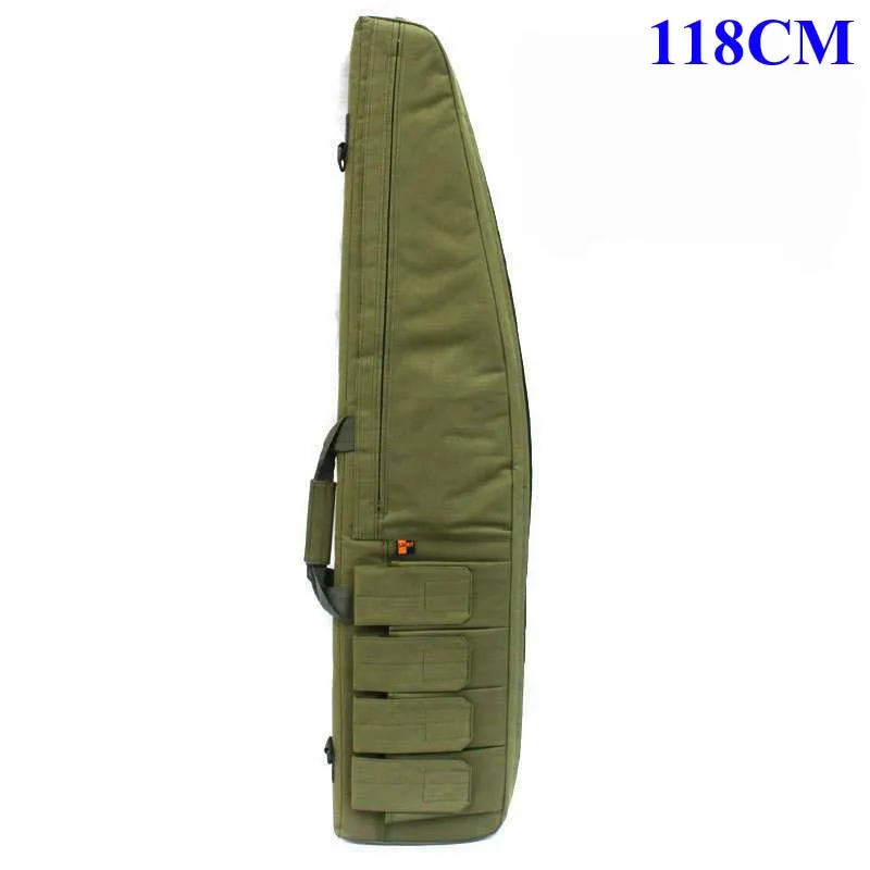118CM Green 1000D нейлоновая армейская охотничья сумка чехол для винтовки ружья тактическая сумка для оружия Военная страйкбольная кобура для стрельбы на открытом воздухе аксессуары для военных игр сумка - Цвет: 118CM Green
