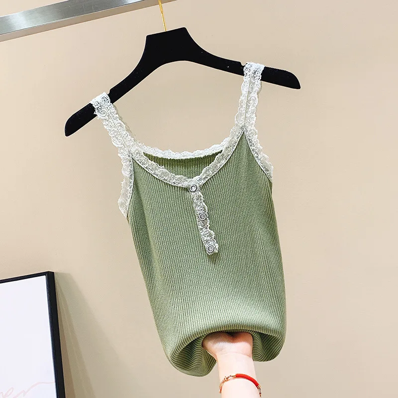 Весна 2019 Новое поступление корейский стиль милые тонкие кружевные стропы