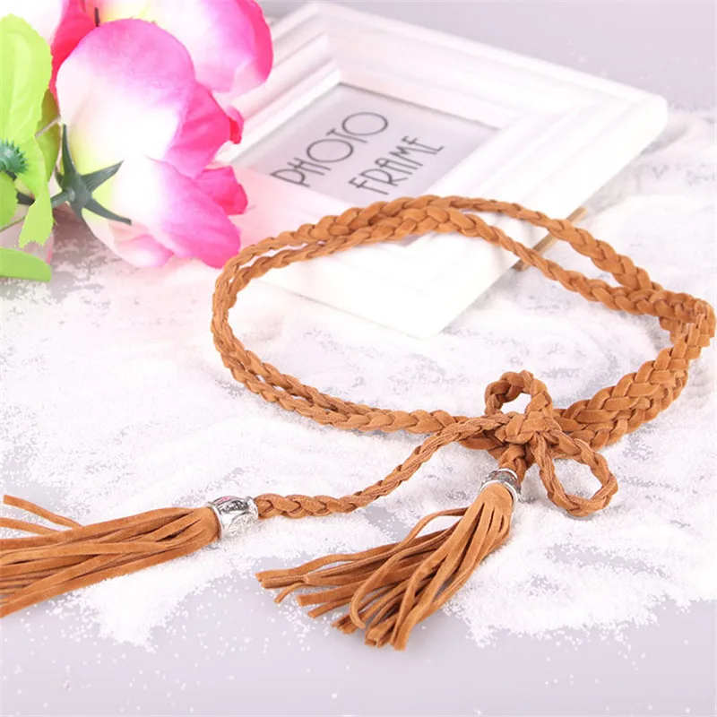 Джулиус Ирвинг 2017 Популярные ручной широкий пояс с кисточками платье ремень