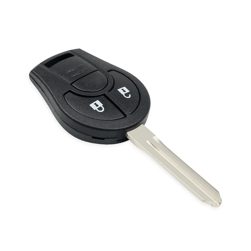 Лезвие KEYYOU сменный Корпус ключа для Nissan 2 кнопки чехол дистанционного от машины