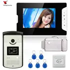 Видеодомофон Yobang, HD экран 7 дюймов, дверной звонок, видеодомофон, Разблокировка для личного дома