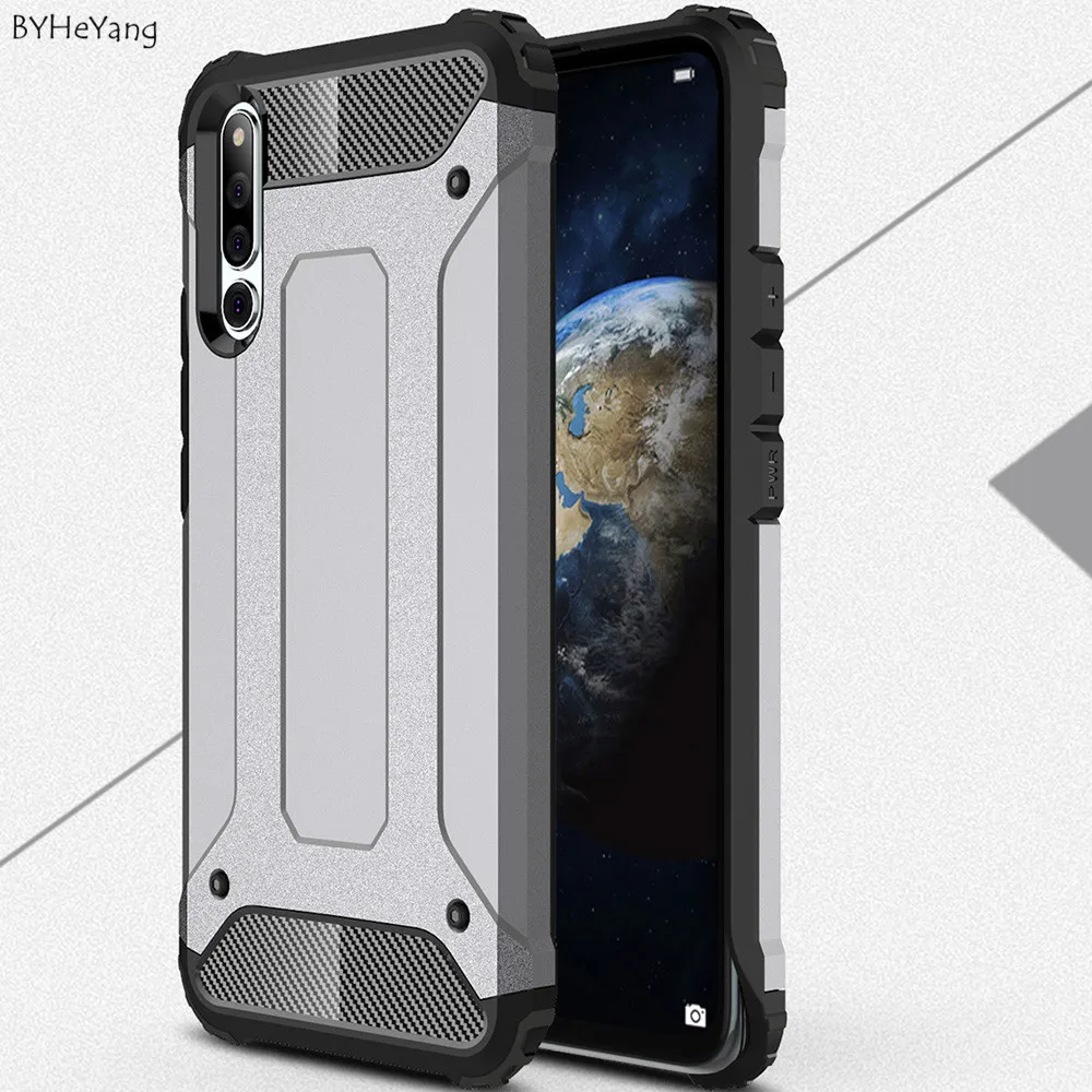 BYHeYang For Huawei Honor Magic 2 Case Luxury Hybrid Heavy Armor Rugged TPU+PC Shockproof Funda Cover case On |