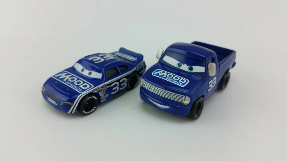 Дисней Pixar Cars No.33 Mood Spring пикап и автомобиль металлический литой игрушечный 1:55