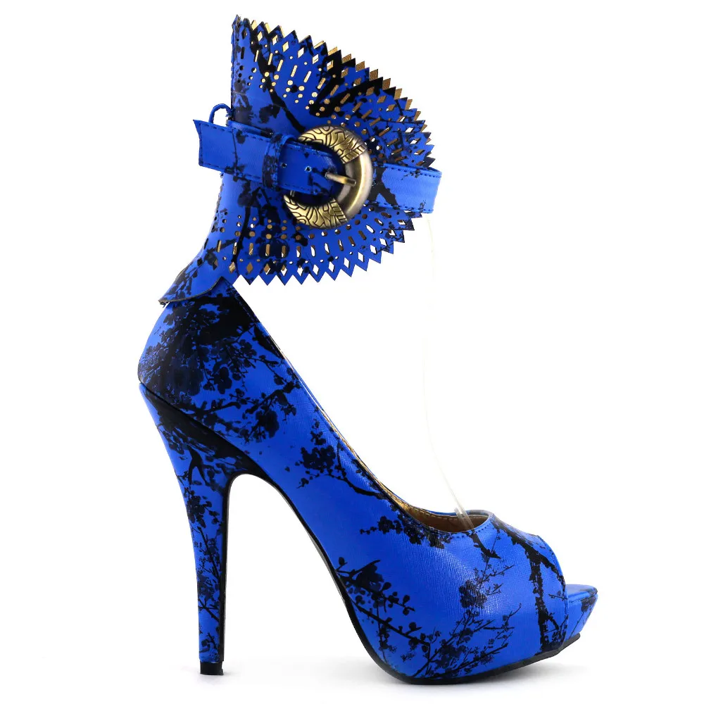 Женские туфли лодочки на высоком каблуке с цветочным принтом|stiletto pumps|high heelshigh heels