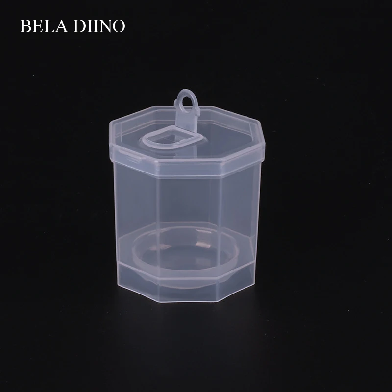 1 шт. прозрачный толстый пластиковый спонж для макияжа держатель коробка