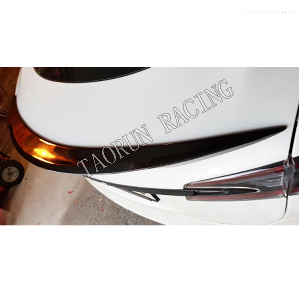 V образное освещение из углеродного волокна для Tesla Model S Sedan 60 70 75 85 90 D P85D P90D P100D 2012