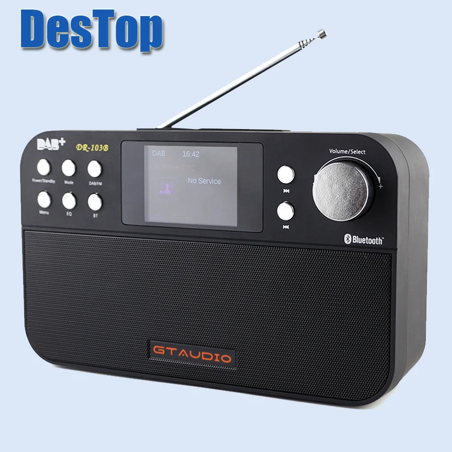 2 шт. FREESAT DR-103B портативный цифровой FM радио DAB RDS Wavebands приемник динамик |