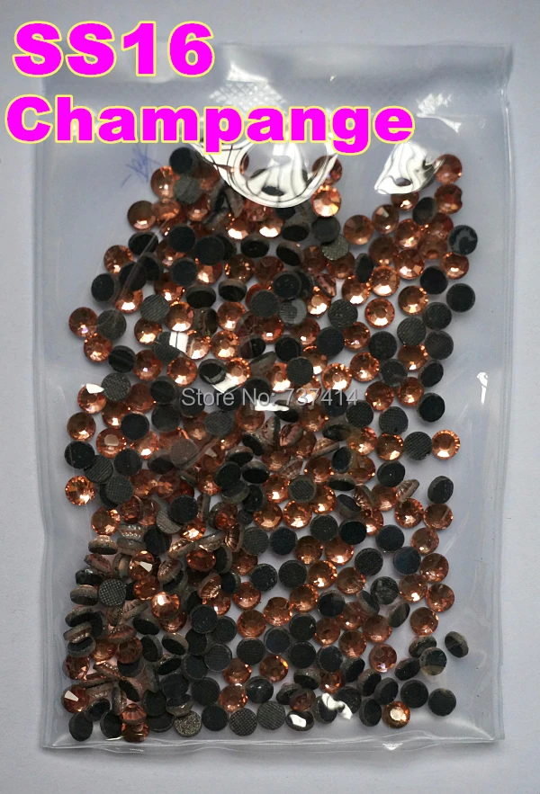 Большая Акция новый стиль стразы горячей фиксации A + DMC ss16 цвета шампанского с