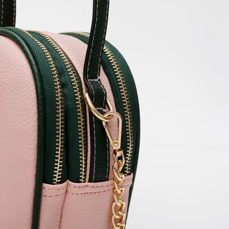 Сеть Crossbody сумка для женщин Minil хит цвет PU кожаные сумки дамы 2018 новый милый