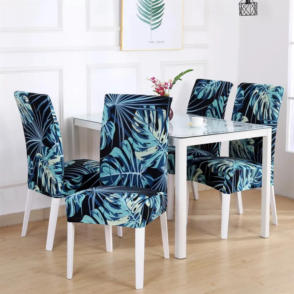 Цветочный принт съемный стул крышка большой эластичный Modern современный чехол
