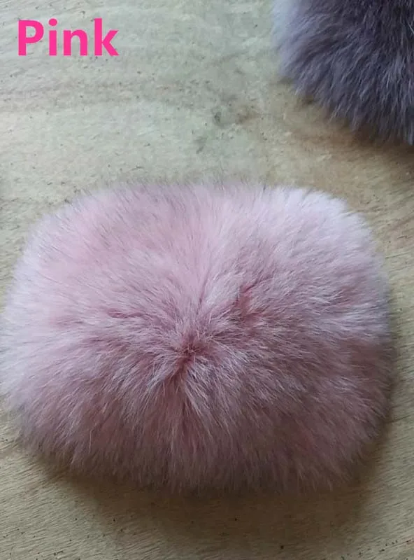 Pink Натуральный мех лисы Жилет, высокое качество, натуральный мех лисы, для русской женщины, зимний лучший подарок, жилет из меха лисы, пальто, натуральный мех, жилеты - Цвет: Pink