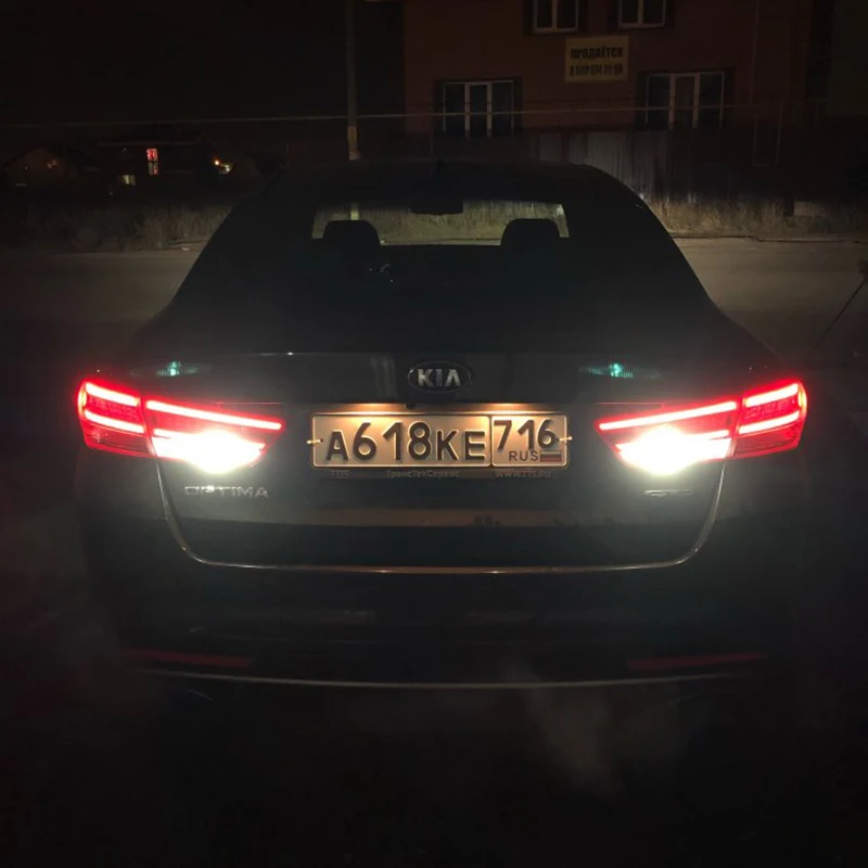 2x T15 W16W Canbus автомобильные светодиодные лампы задсветильник хода для Kia Rio K2 3 5 K3