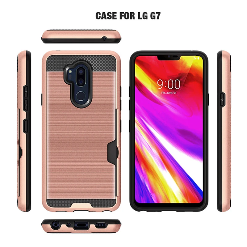 Для LG V40 V30 V20 V10 Бизнес слот для карт чехол телефона K10 2018 G5 G6 LV5 stylo 3 Защитная крышка